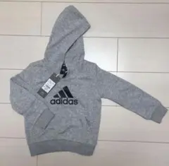 新品 アディダス 110cm ジュニア スウェット パーカー 【裏毛】