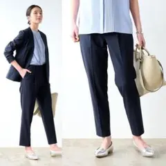 美品 カチリラ テーパードパンツ セットアップ可