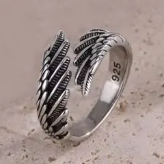 『6点セット 羽＆十字架＆66＆桜＆星＆太陽』 シルバー925 リング ★