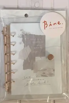 Bine/バイン A6 シール帳(台紙付き)