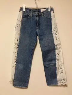 POLLEN vintage リメイクデニム レースのサムネイル