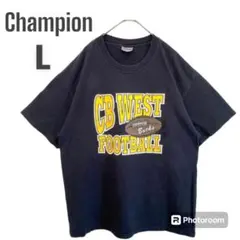 海外輸入 Champion チャンピオン Lサイズ　プリントTシャツ US古着