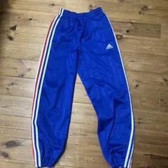 adidas アディダス Clima365 パンツ ジャージ 裾ジップ 青164