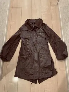 BOSCH モッズコート ダークブラウン 光沢　38 Mサイズ