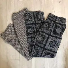 GUシェフパンツ2枚セット M