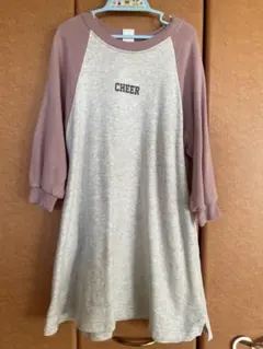 devirock ラグランスリーブ ワンピース 120cm