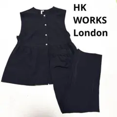 HK WORKS London / ジレセットアップ / 黒 / M sizeのサムネイル