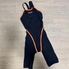 ぺ*こ様 Jaked スポーツ用水着 ブラック/オレンジ　競泳　レース水着