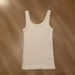 Deuxieme Classe Particular タンクトップ 白 Deuxieme Classe Particular タンクトップ 白 rib タンク（タンク