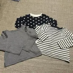 春　Petit Bateau 長袖カットソー 116cm 3点セット