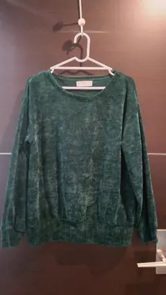 グリーン コーデュロイ 長袖