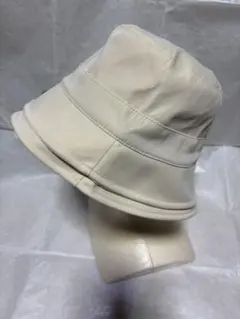 バゲットハット　帽子　ベージュ　57cm サイズ変更可