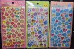 しずくちゃんジュエリードロップシール 3シートセット