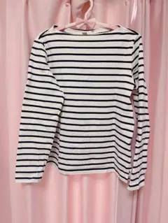 【UNIQLO】ユニクロ ストライプ長袖シャツ