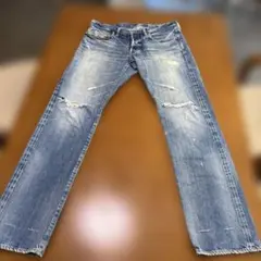 ヒステリックグラマー スタッズデニム ダメージ加工 赤耳 w30 - メルカリ