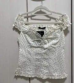 brandy melville 花柄 半袖 ブラウス ノースリーブのサムネイル