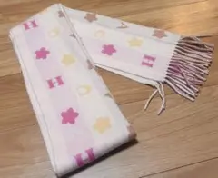 コーチ COACH マフラー レディース 花 フローラル ウール ピンクのサムネイル