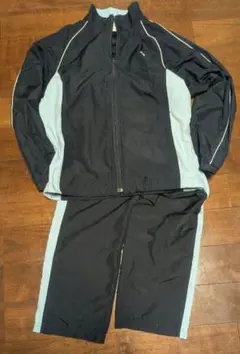 ジャージ上下セット(上150　下140) ネイビーとライトブルー