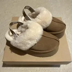 uu様専用　UGG ブラウン 厚底スリッポン