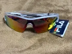 【新品・未使用】FILA（フィラ）スポーツサングラス 偏光レンズ UVカット