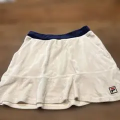 FILA テニス　フレアスコート　アイボリー