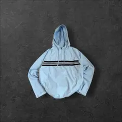 90s リーボック アノラックパーカー L ライトブルー 淡色 ドローコード