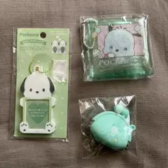 サンリオ　ポチャッコ　キーホルダー　がま口ポーチ　IDフォトホルダー