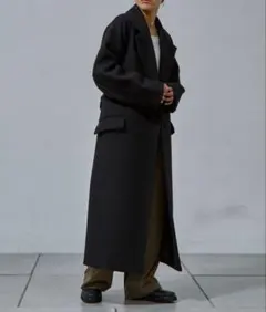 COLONY2139 ウール混合ダブルブレストロングコート