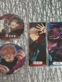 呪術廻戦　虎杖悠二&両面宿儺　缶バッジ