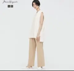ユニクロ UNIQLO マメクロゴウチ　エアリズムコットンタックパンツ