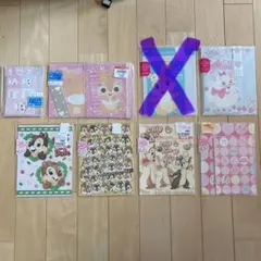 【平成レトロ】ディズニーキャラクターのレターセットのアソート・7種♪