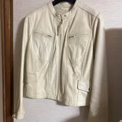 スタンドカラー レザージャケット