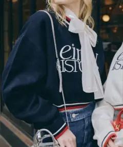 eimy istoire ロゴショートプルオーバー