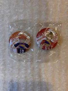 ハイキュー くら寿司 缶バッジ 日向翔陽 狐爪研磨 2点セット