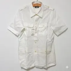 美品 HUIS 遠州織物 オーガニックコットン ホワイトシャツ 2 - メルカリ