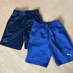 Under Armour & Puma 半ズボン 2点セット　140cm