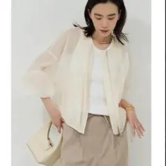 Clore + クロレ Airy Soft-Sheer Blouson - メルカリ