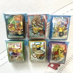 ポケモンセンタートウホク お祭りごっこ ポケカ　スリーブ　デッキシールド 6種