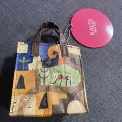 新品　KALDI エコバッグ 伝説柄 ミニミニミニクランチ