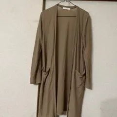 SHOO・LA・RUE ロングカーディガン ベージュ L 夏用のサムネイル