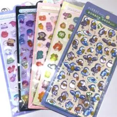 ハシビロコウ ボンボンドロップシール など可愛いシール5枚セット