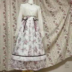 アクシーズファム　axes femme スカート　生成り