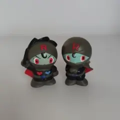 あつまれアンパンマン　ブラックロールパンナ　指人形　フィギュア　ソフビ