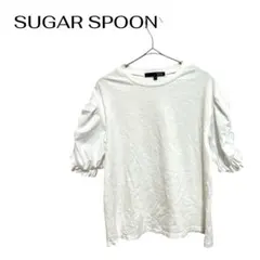 B0742SUGAR SPOON半袖ブラウスパフスリーブシンプルデートのサムネイル
