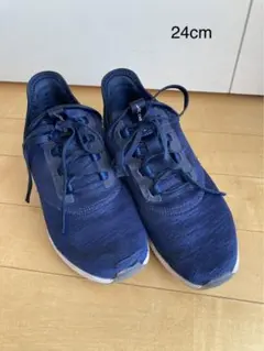 Reebok DMX MOVING AIR スニーカー　ネイビー　24cm