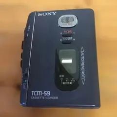 SONY ソニー　TCM-59 カセットプレーヤー　動作品 Amazon.co.jp: SONY カセットレコーダー TCM-59 CASSETTE-CORDER