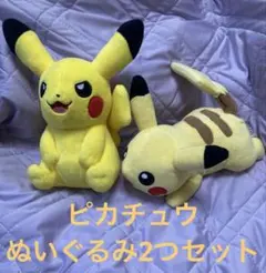 ★大晦日限定値下げ★ピカチュウ ぬいぐるみ2点セット ポケモンセンター