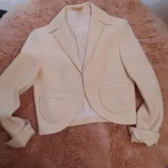 ⑪ レディース ニコル ジャケット nicole 白ジャケット