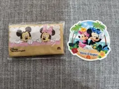 【未使用】DisneyWorld of Englishエコバッグとシールのセット