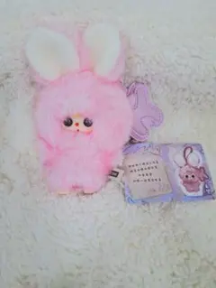 baby three イニシャルキーホルダー【K】スーパーミニバニー　チャーム